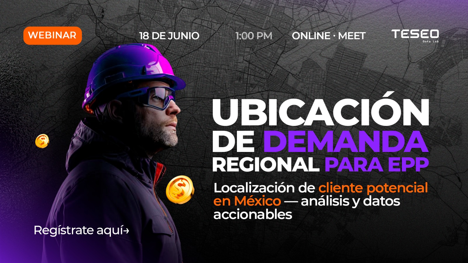 Ubicación de demanda regional para EPP